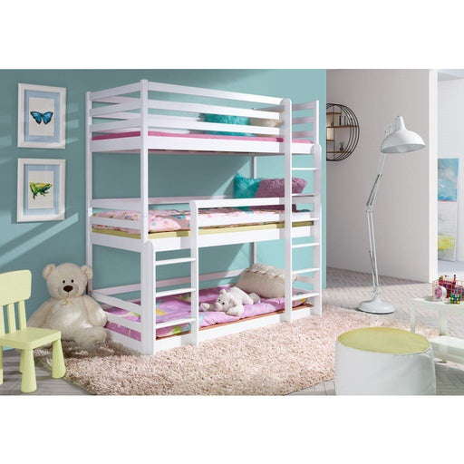 ARTE Wooden Triple Bunk Bed Ted