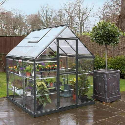 Palram Hybrid 6x6 Grey Polycarbonate Greenhouse