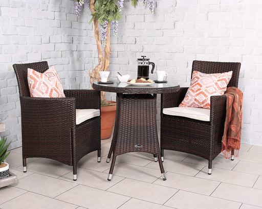 Royalcraft Cannes Mocha Brown 2 Seater Set