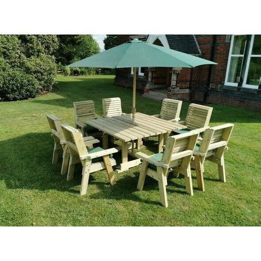 Ergo 8 Seater Square Table and Chair Set