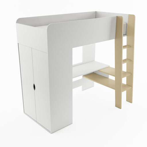 ARTE Tom TM-01 Bunk Bed with Computer Desk and Wardrobe