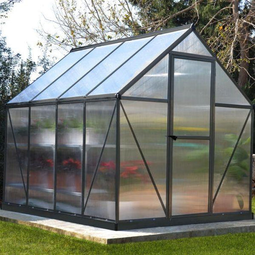 Palram Mythos 6 x 8 ft Greenhouse in Grey
