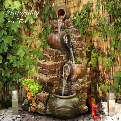 Tranquility Moroccan Pots Traditional Water Feature