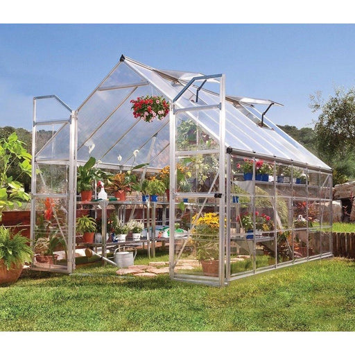 Palram Balance 8 x 12 ft Greenhouse in Silver